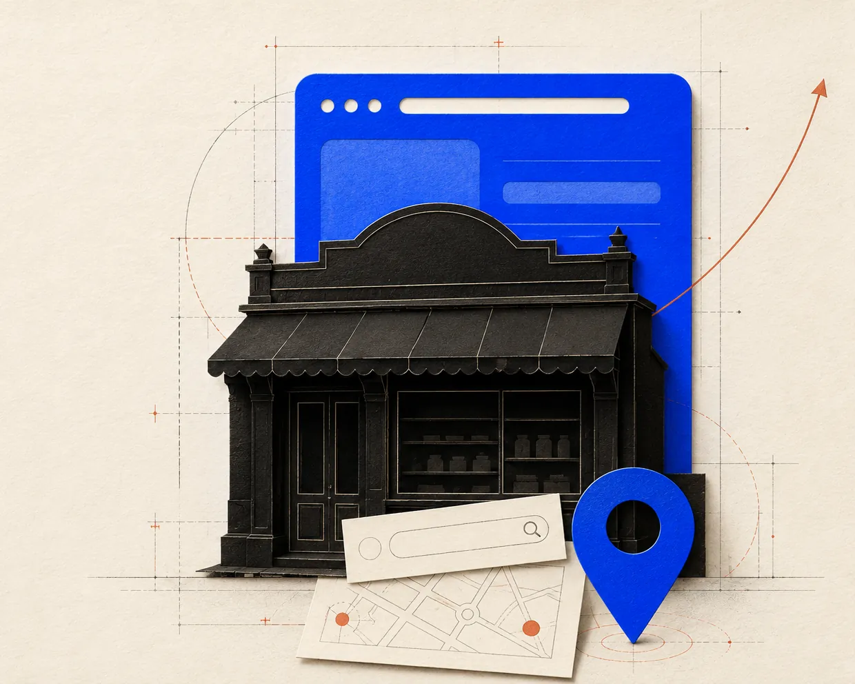 Karnataka storefront connected to a website, search and social presence